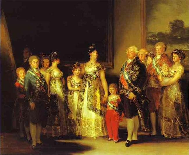 Francisco Jose de Goya Charles IV and His Family oil painting image